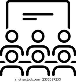 Teacher icon symbol vector image. Illustration of the training business school classroom icon design image. EPS 10