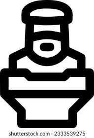 Teacher icon symbol vector image. Illustration of the training business school classroom icon design image. EPS 10