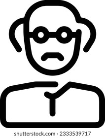 Teacher icon symbol vector image. Illustration of the training business school classroom icon design image. EPS 10