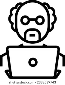 Lehrersymbol Symbol, Vektorbild. Illustration des Designbildes der Business School Klassenzimmer EPS10