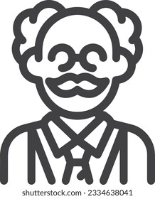 Teacher icon symbol vector image. Illustration of the training business school classroom icon design image. EPS 10