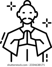 Teacher icon symbol vector image. Illustration of the training business school classroom icon design image. EPS 10