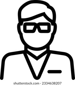 Teacher icon symbol vector image. Illustration of the training business school classroom icon design image. EPS 10