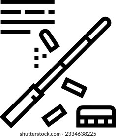 Imagen vectorial del símbolo de icono del profesor. Ilustración de la imagen de diseño del icono de la escuela de negocios. EPS 10