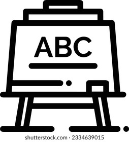 Lehrersymbol Symbol, Vektorbild. Illustration des Designbildes der Business School Klassenzimmer EPS10