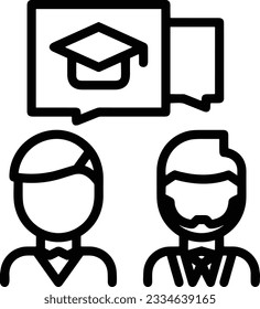 Teacher icon symbol vector image. Illustration of the training business school classroom icon design image. EPS 10
