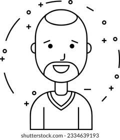 Teacher icon symbol vector image. Illustration of the training business school classroom icon design image. EPS 10