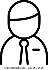 Teacher icon symbol vector image. Illustration of the training business school classroom icon design image. EPS 10