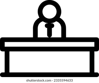 Teacher icon symbol vector image. Illustration of the training business school classroom icon design image. EPS 10
