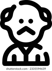 Teacher icon symbol vector image. Illustration of the training business school classroom icon design image. EPS 10