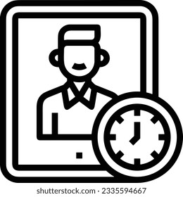 Teacher icon symbol vector image. Illustration of the training business school classroom icon design image. EPS 10