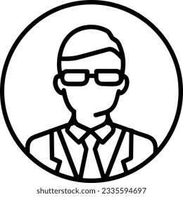Teacher icon symbol vector image. Illustration of the training business school classroom icon design image. EPS 10