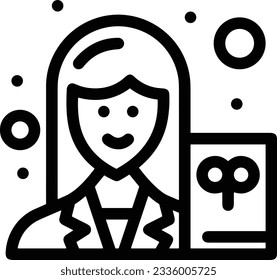 Teacher icon symbol vector image. Illustration of the training business school classroom icon design image. EPS 10