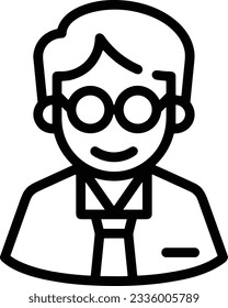 Teacher icon symbol vector image. Illustration of the training business school classroom icon design image. EPS 10