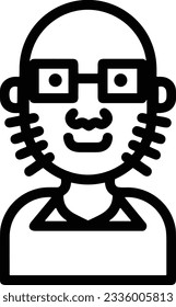 Lehrersymbol Symbol, Vektorbild. Illustration des Designbildes der Business School Klassenzimmer EPS10