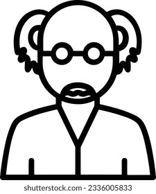Teacher icon symbol vector image. Illustration of the training business school classroom icon design image. EPS 10