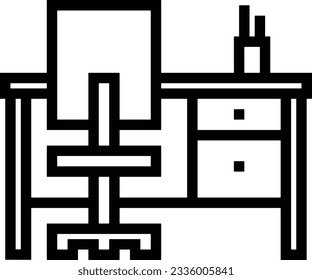Imagen vectorial del símbolo de icono del profesor. Ilustración de la imagen de diseño del icono de la escuela de negocios. EPS 10