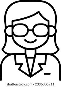 Teacher icon symbol vector image. Illustration of the training business school classroom icon design image. EPS 10
