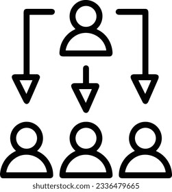 Imagen vectorial del símbolo de icono del profesor. Ilustración de la imagen de diseño del icono de la escuela de negocios. EPS 10