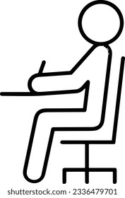 Teacher icon symbol vector image. Illustration of the training business school classroom icon design image. EPS 10
