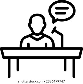 Teacher icon symbol vector image. Illustration of the training business school classroom icon design image. EPS 10