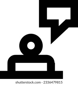 Imagen vectorial del símbolo de icono del profesor. Ilustración de la imagen de diseño del icono de la escuela de negocios. EPS 10