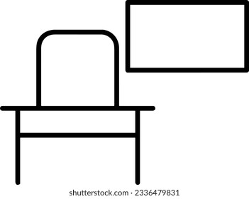 Imagen vectorial del símbolo de icono del profesor. Ilustración de la imagen de diseño del icono de la escuela de negocios. EPS 10