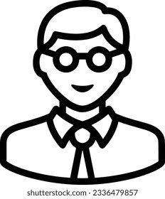 Teacher icon symbol vector image. Illustration of the training business school classroom icon design image. EPS 10