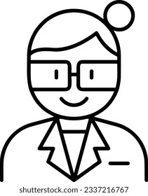 Lehrersymbol Symbol, Vektorbild. Illustration des Designbildes der Business School Klassenzimmer EPS10