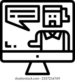 Imagen vectorial del símbolo de icono del profesor. Ilustración de la imagen de diseño del icono de la escuela de negocios. EPS 10