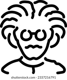 Teacher icon symbol vector image. Illustration of the training business school classroom icon design image. EPS 10