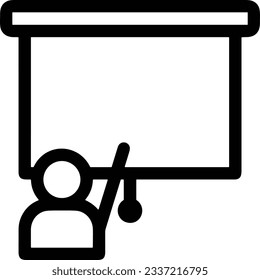 Teacher icon symbol vector image. Illustration of the training business school classroom icon design image. EPS 10