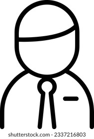 Teacher icon symbol vector image. Illustration of the training business school classroom icon design image. EPS 10