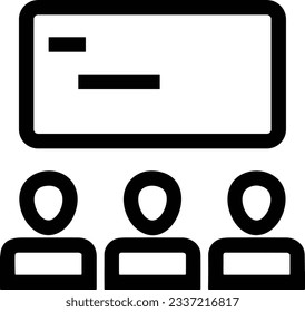 Teacher icon symbol vector image. Illustration of the training business school classroom icon design image. EPS 10