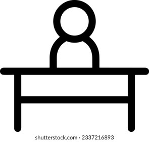Teacher icon symbol vector image. Illustration of the training business school classroom icon design image. EPS 10