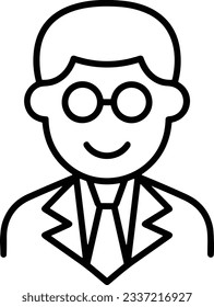 Teacher icon symbol vector image. Illustration of the training business school classroom icon design image. EPS 10
