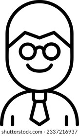 Teacher icon symbol vector image. Illustration of the training business school classroom icon design image. EPS 10