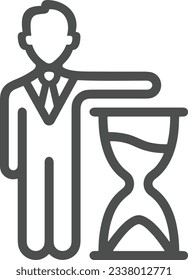 Teacher icon symbol vector image. Illustration of the training business school classroom icon design image. EPS 10