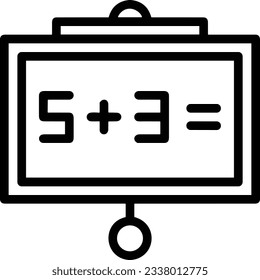 Imagen vectorial del símbolo de icono del profesor. Ilustración de la imagen de diseño del icono de la escuela de negocios. EPS 10