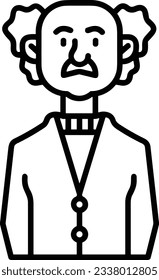 Teacher icon symbol vector image. Illustration of the training business school classroom icon design image. EPS 10