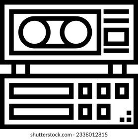 Imagen vectorial del símbolo de icono del profesor. Ilustración de la imagen de diseño del icono de la escuela de negocios. EPS 10