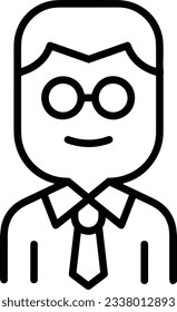 Teacher icon symbol vector image. Illustration of the training business school classroom icon design image. EPS 10