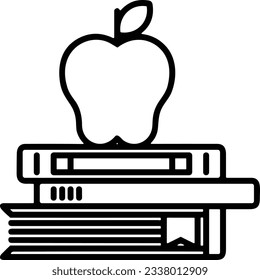 Imagen vectorial del símbolo de icono del profesor. Ilustración de la imagen de diseño del icono de la escuela de negocios. EPS 10