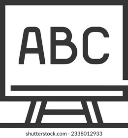 Teacher icon symbol vector image. Illustration of the training business school classroom icon design image. EPS 10