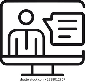 Teacher icon symbol vector image. Illustration of the training business school classroom icon design image. EPS 10