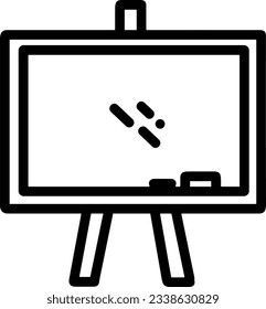 Imagen vectorial del símbolo de icono del profesor. Ilustración de la imagen de diseño del icono de la escuela de negocios. EPS 10