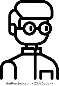 Teacher icon symbol vector image. Illustration of the training business school classroom icon design image. EPS 10