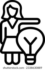Teacher icon symbol vector image. Illustration of the training business school classroom icon design image. EPS 10