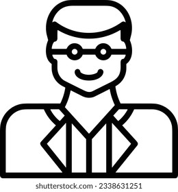 Teacher icon symbol vector image. Illustration of the training business school classroom icon design image. EPS 10