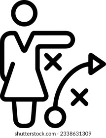 Teacher icon symbol vector image. Illustration of the training business school classroom icon design image. EPS 10